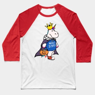 Marshmallow's Halloween Baseball T-Shirt